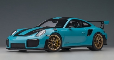 78175 Porsche 911 (991.2) GT2 RS Weissach Package (Miami Blue) 1:18